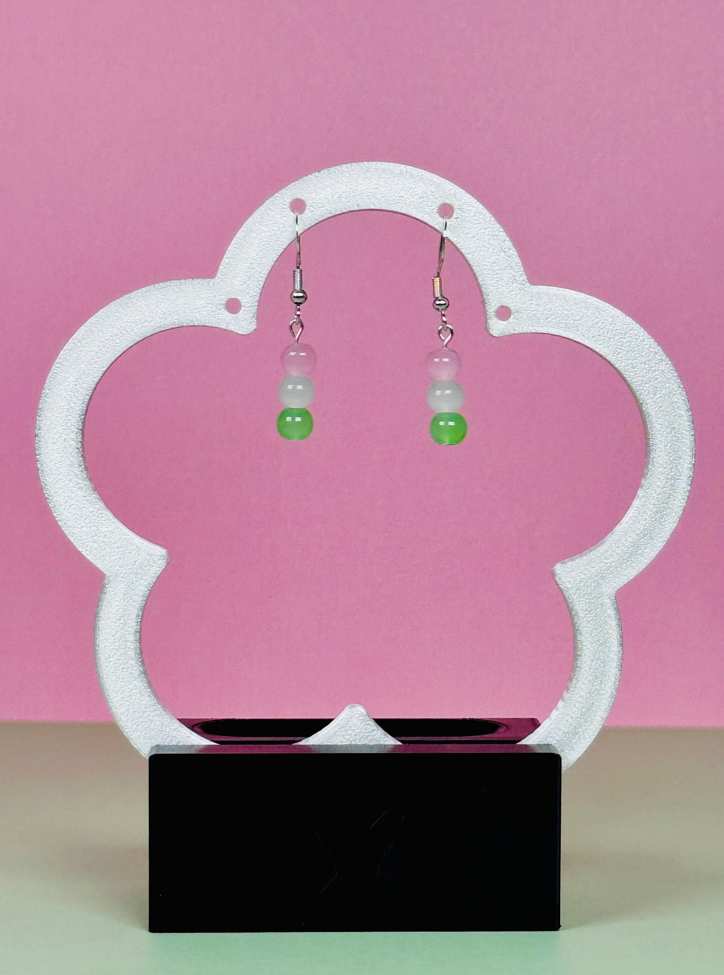 Hanami Dango Inspired Dangle Earrings