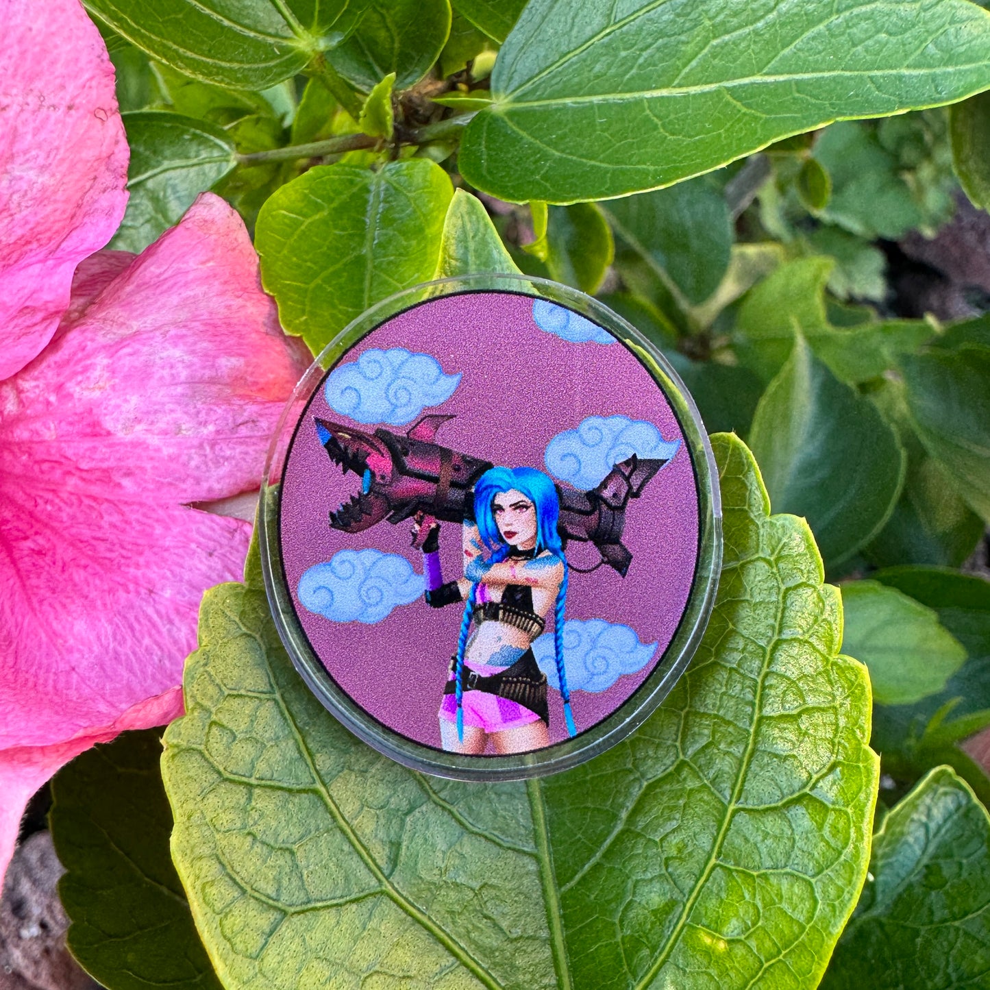 Jinx Cosplay Acrylic Pin