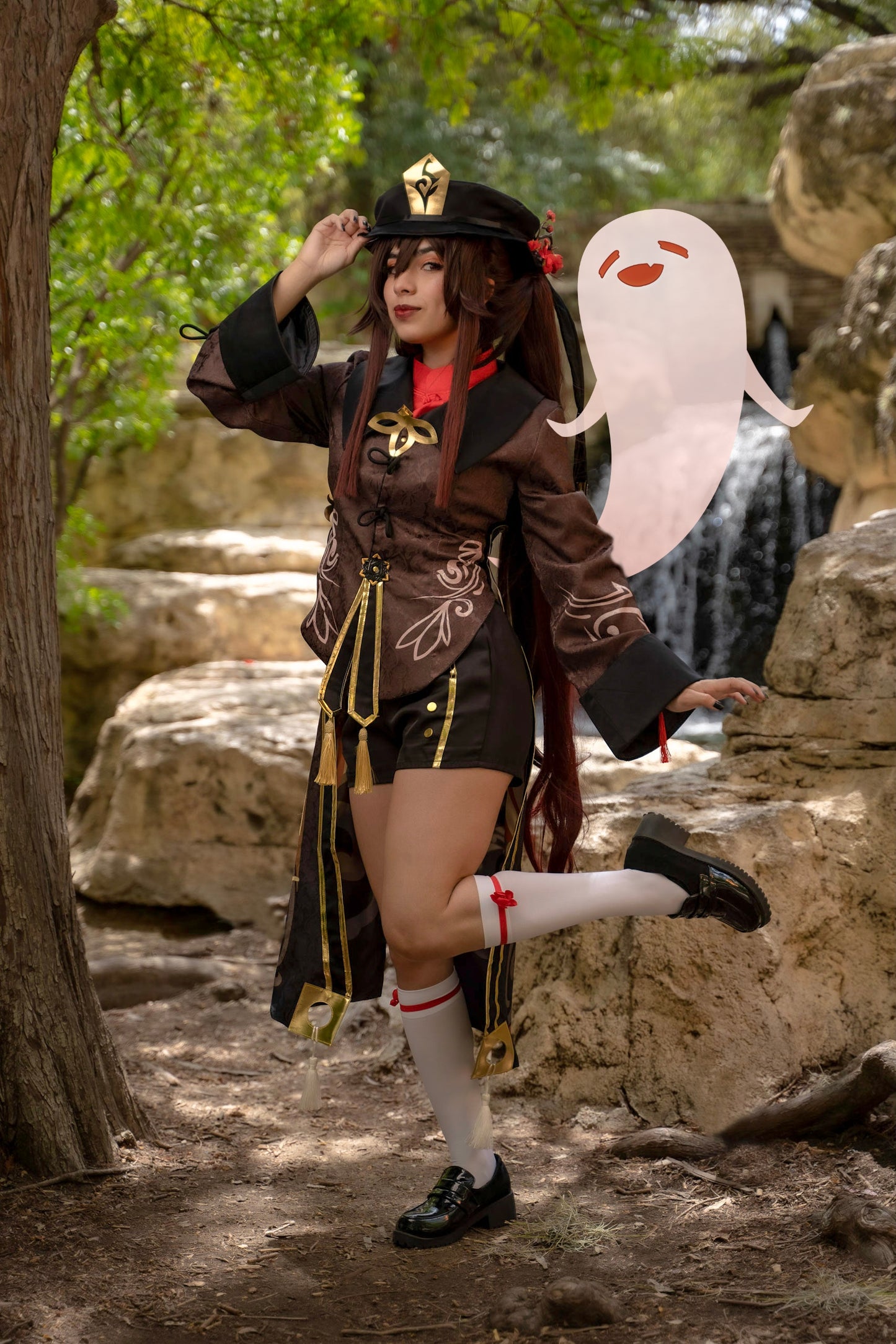 Hu Tao Salute (8x10 in Print)