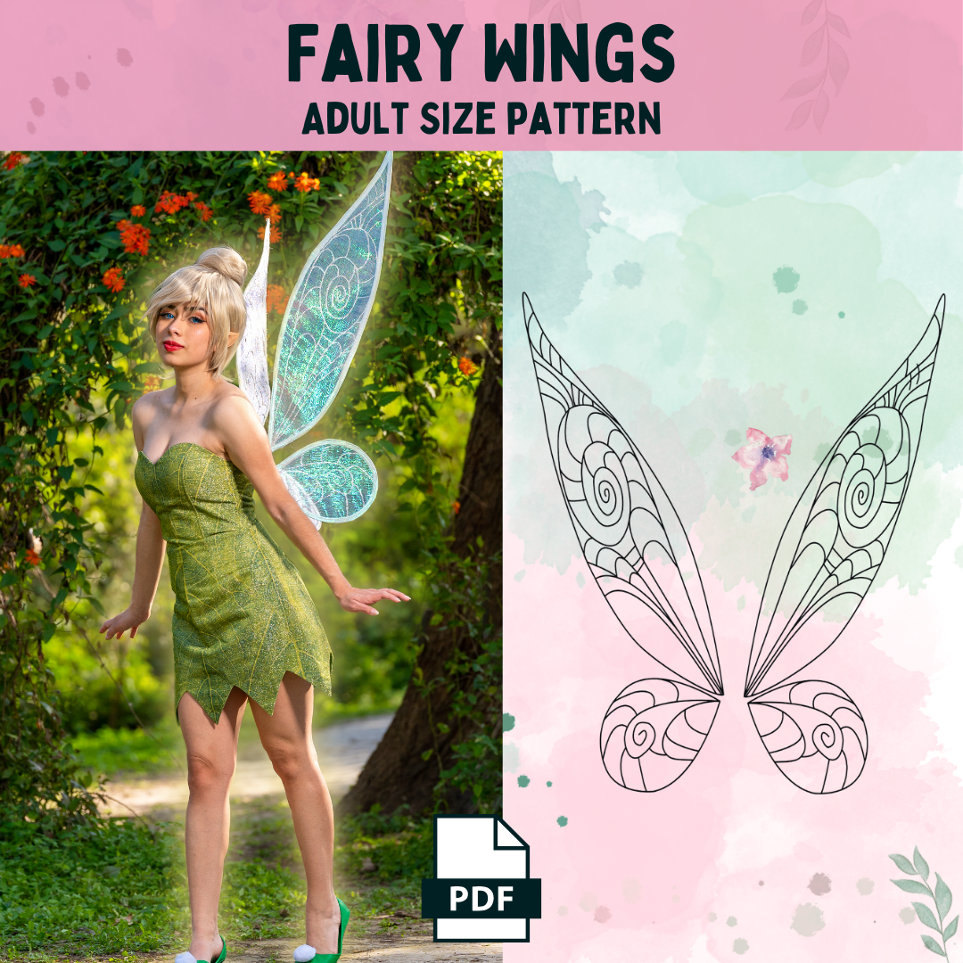 digital-pattern-fairy-wings-crafts-and-all-that-jaz for Free Printable Fairy Wing Templates Digital Pattern: Fairy Wings β Crafts and All That Jaz for Free Printable Fairy Wing Templates