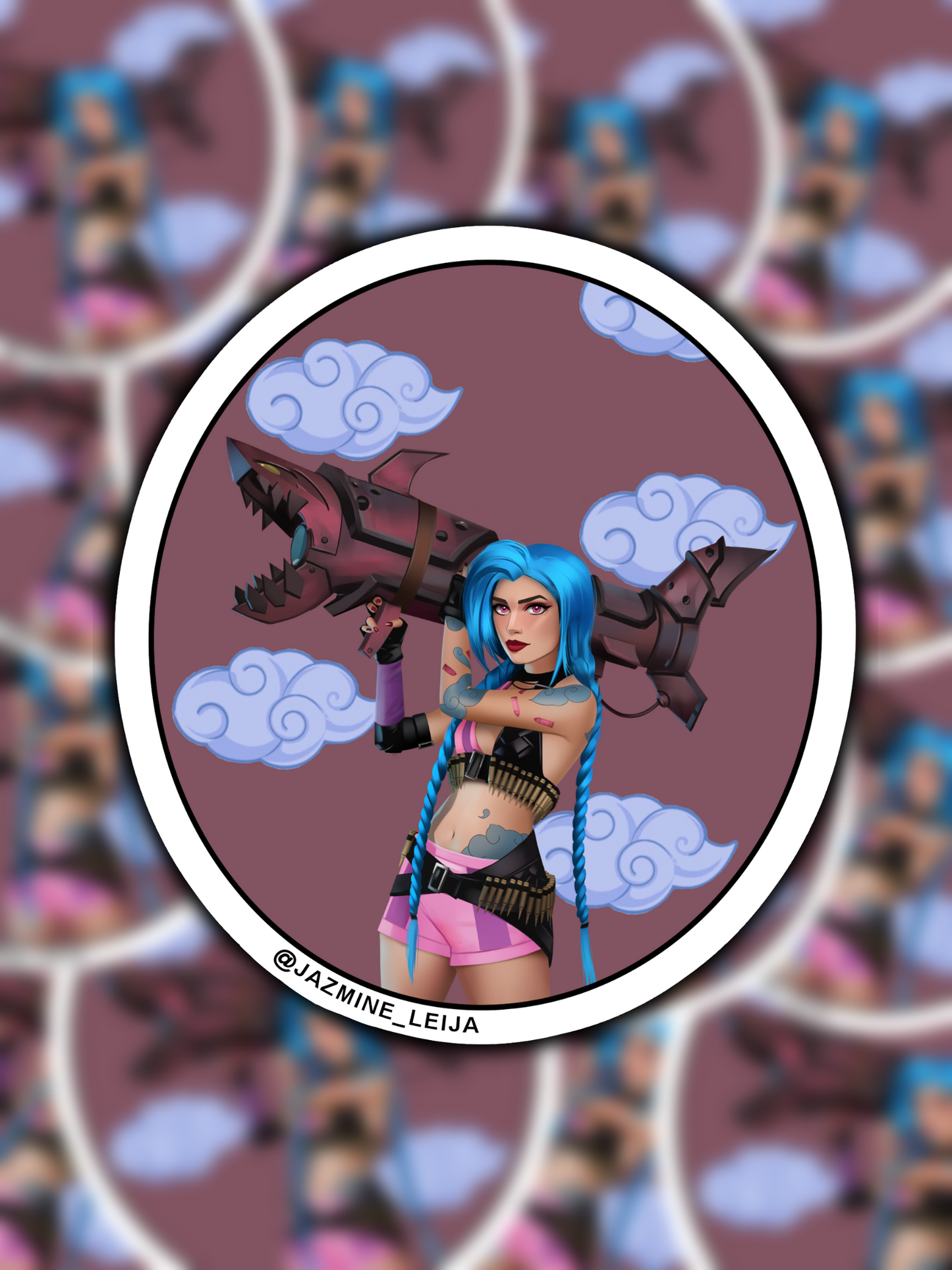 Jinx Cosplay Sticker