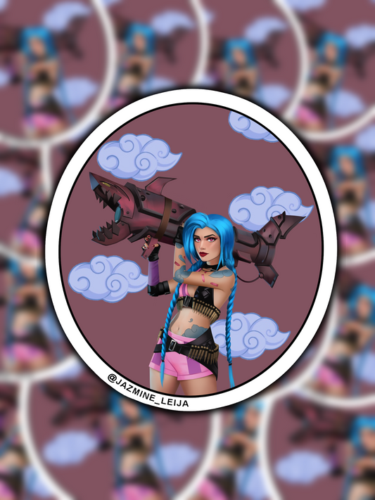 Jinx Cosplay Sticker